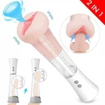 All Products 12.60″ Electric Penis Vacuum Pump with Realistic Labia 7