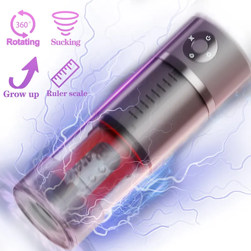 All Products 5 Suction+Vibrating Rotary Automatic Penis Pump For Men 18