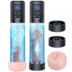Electric Penis Pump Electric penis pump with 6 training modes and 5 suction intensities 10